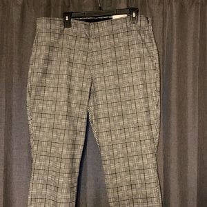 Old Navy Black and white plaid pants